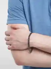 Черный браслет мужской