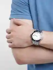 Серебряный часы наручные мужские Сurren 8110