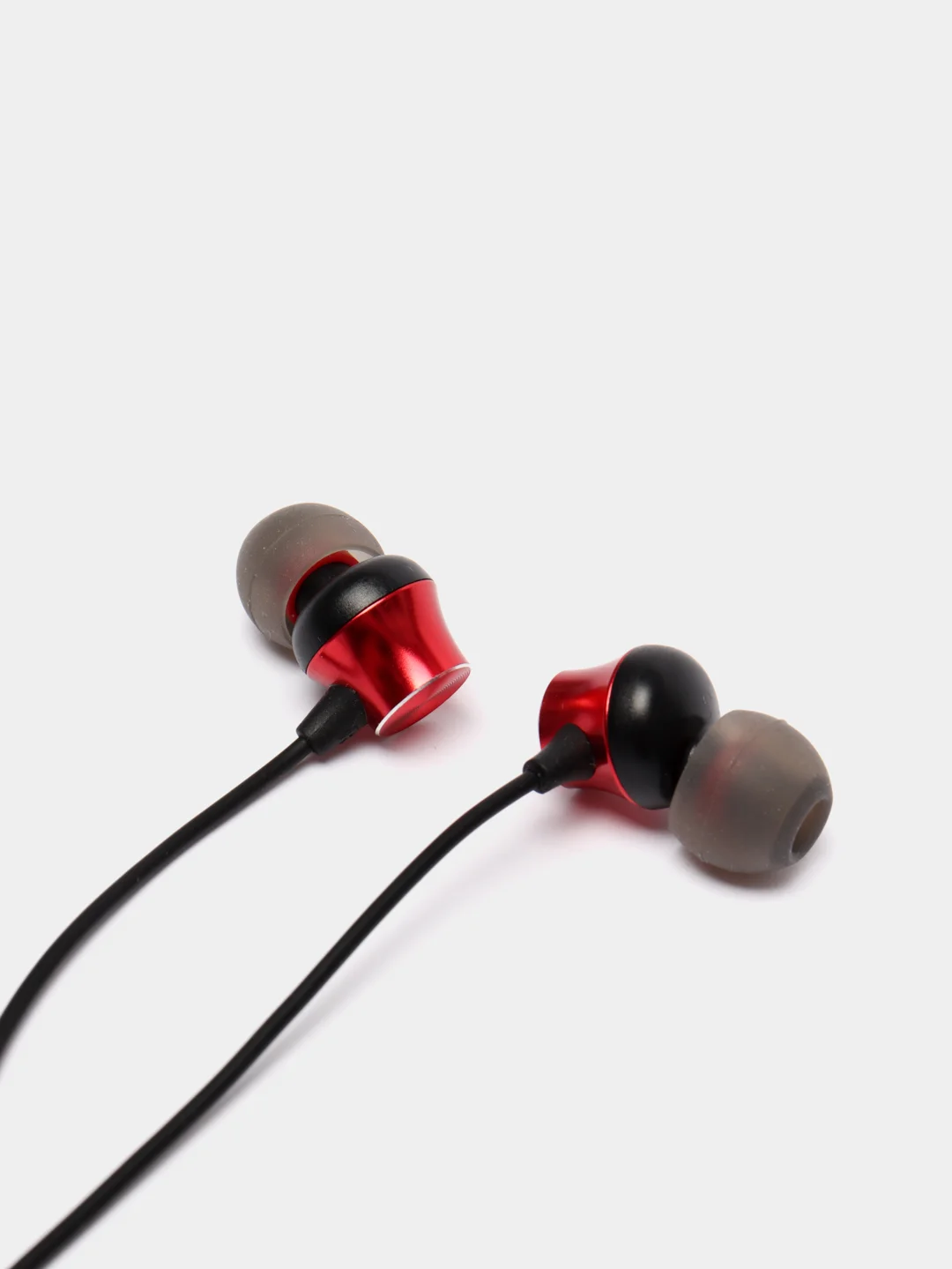 Белый наушники с микрофоном Hoco M51, металлический корпус, 3.5 mm Jack