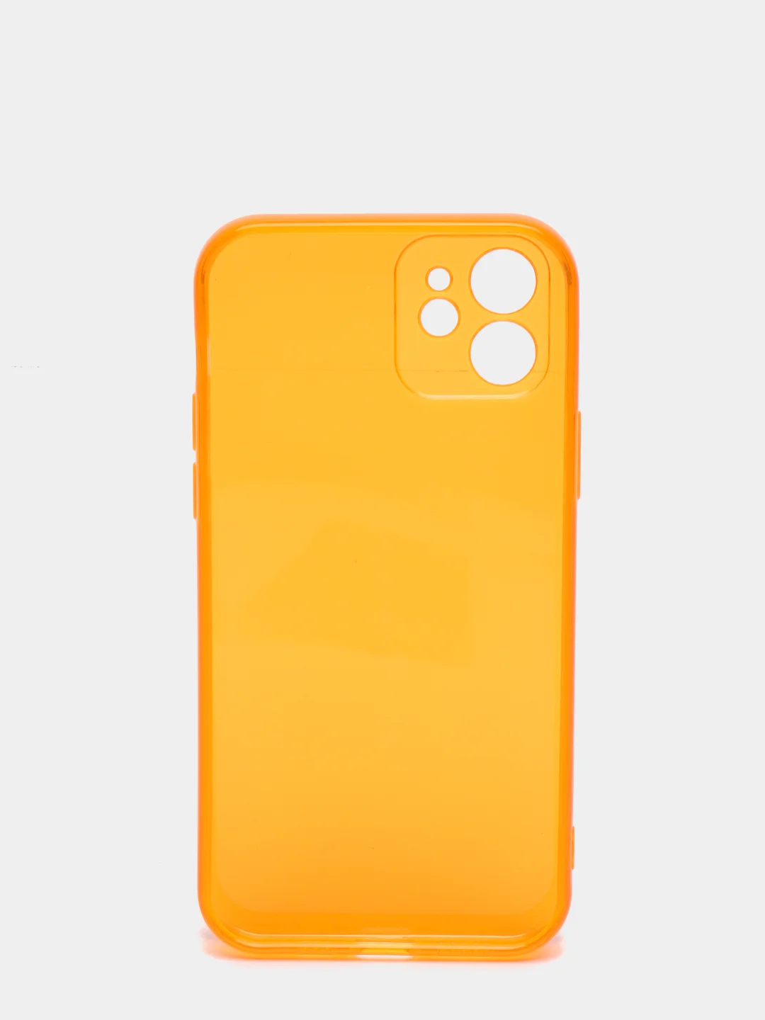 Оранжевый силиконовый чехол для iPhone 11, iPhone 12