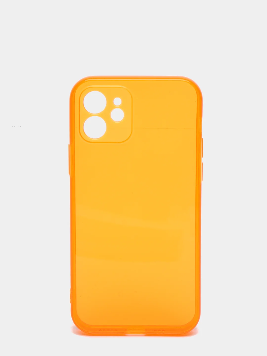 Оранжевый силиконовый чехол для iPhone 11, iPhone 12