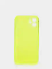 Желтый силиконовый чехол для iPhone 11, iPhone 12