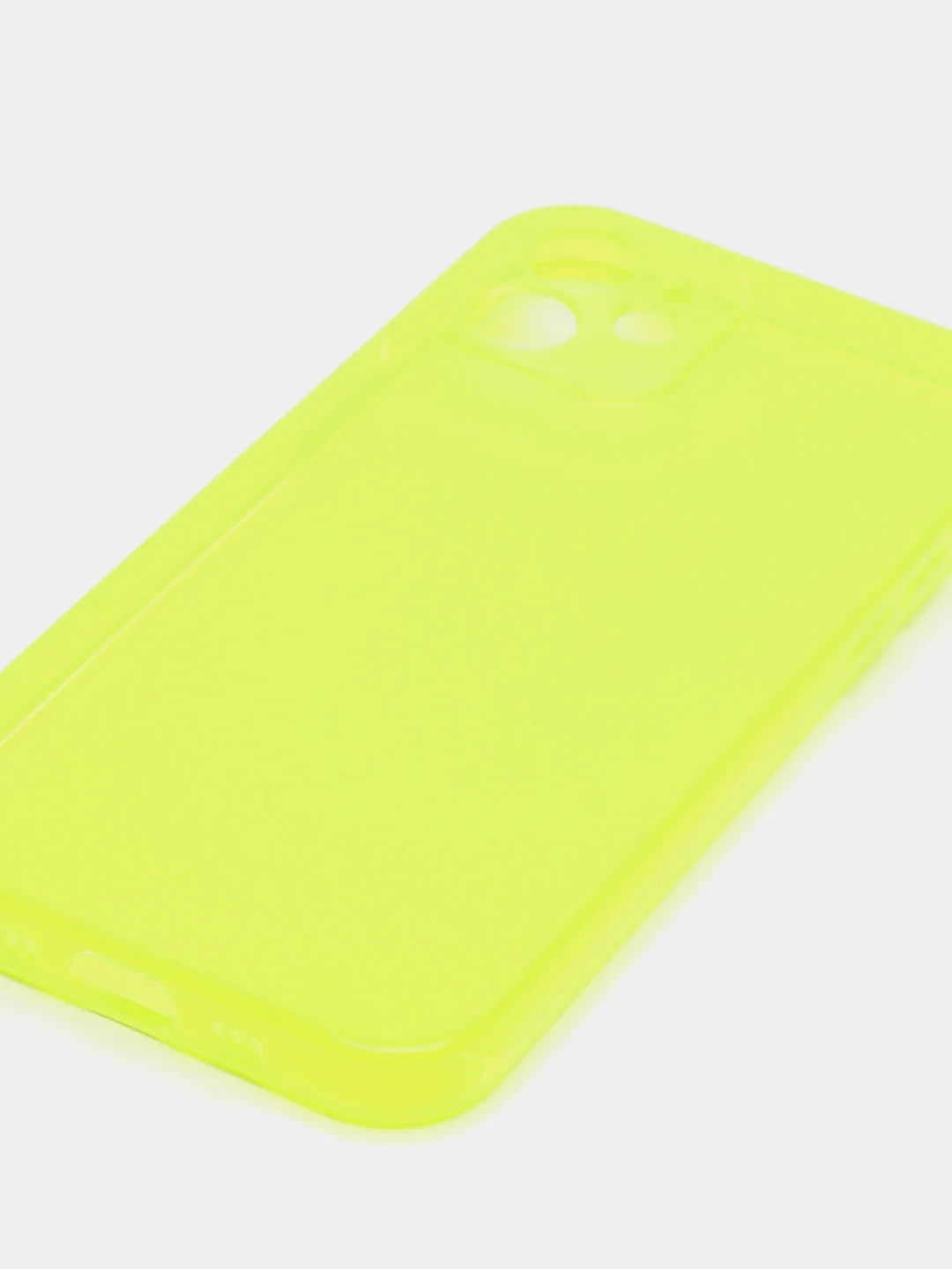 Желтый силиконовый чехол для iPhone 11, iPhone 12