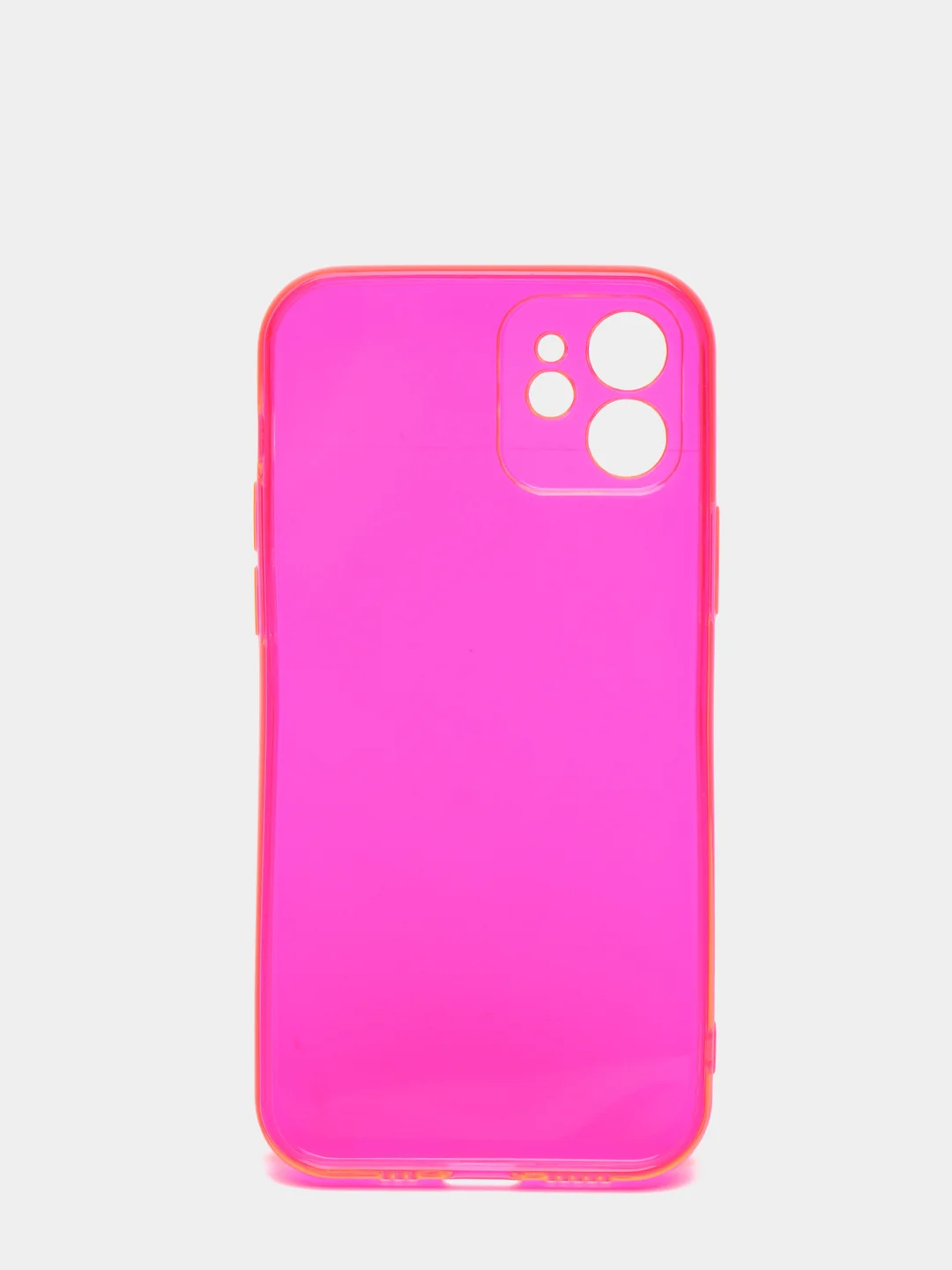 Розовый силиконовый чехол для iPhone 11, iPhone 12