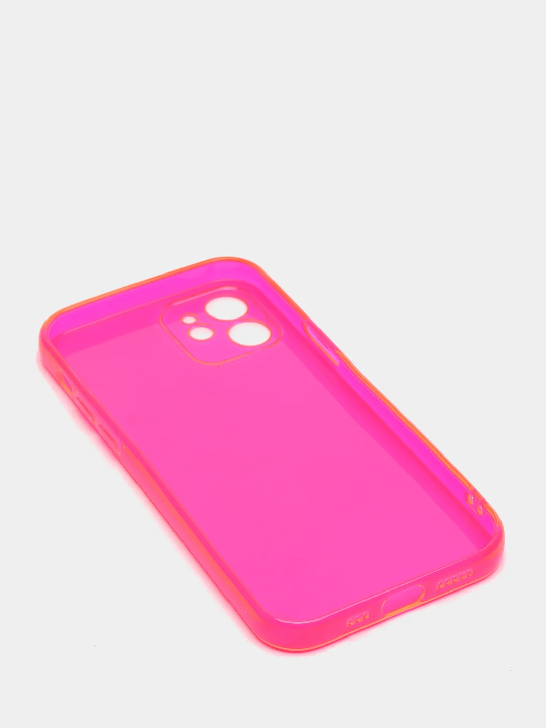 Розовый силиконовый чехол для iPhone 11, iPhone 12