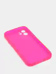 Розовый силиконовый чехол для iPhone 11, iPhone 12