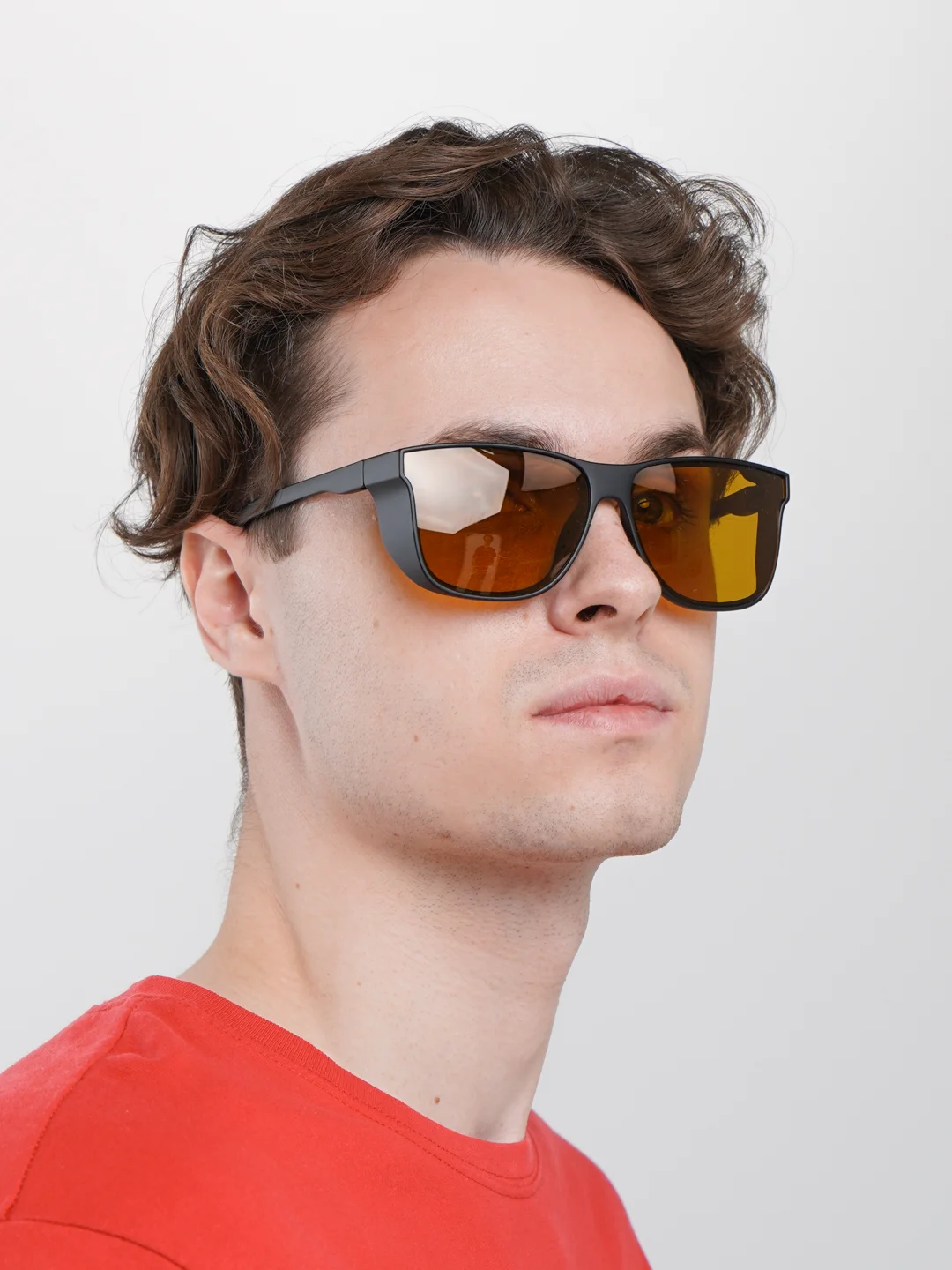 Солнцезащитные очки Polarized "Антифар" с боковой защитой