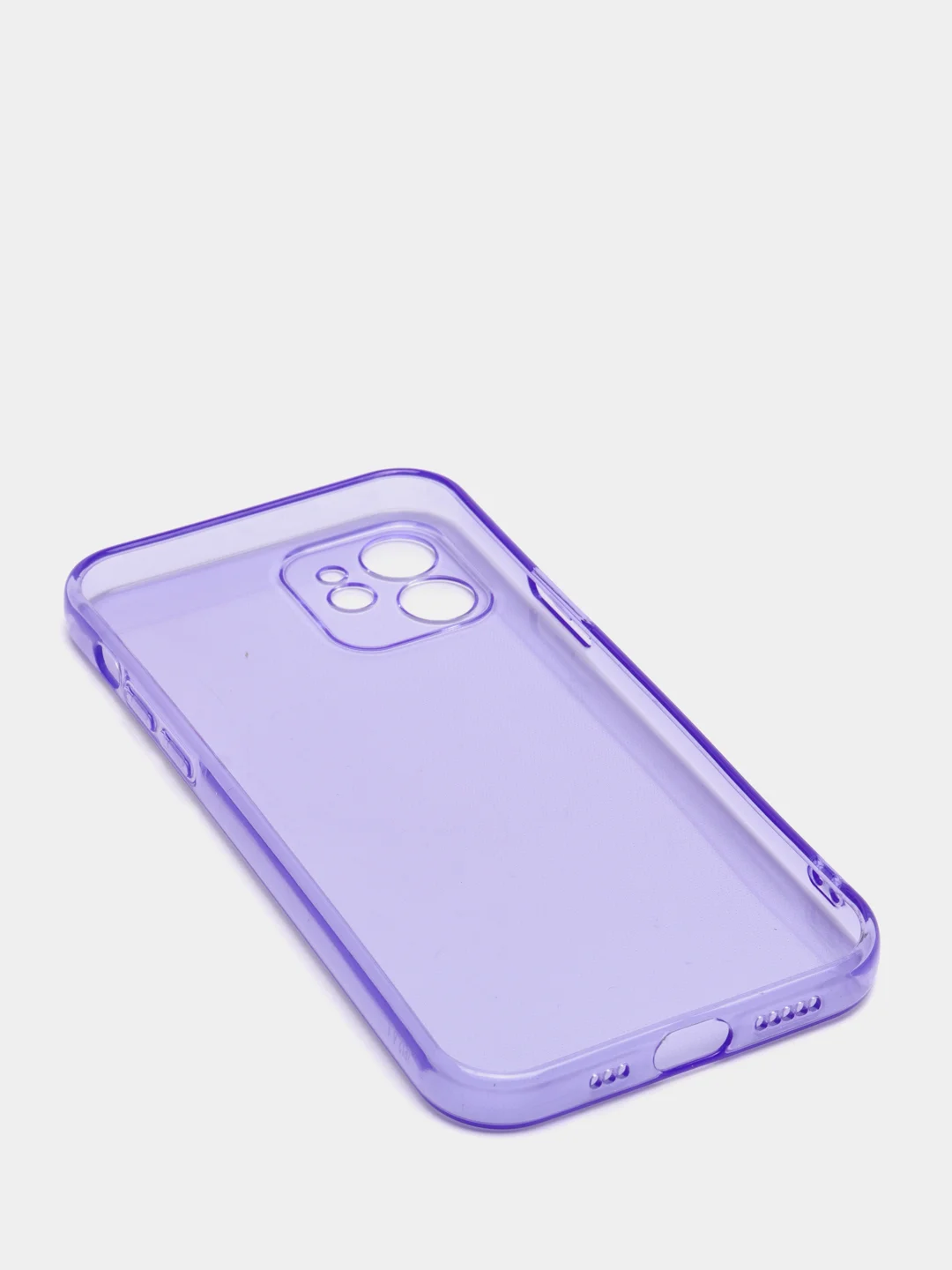 Лавандовый силиконовый чехол для iPhone 11, iPhone 12