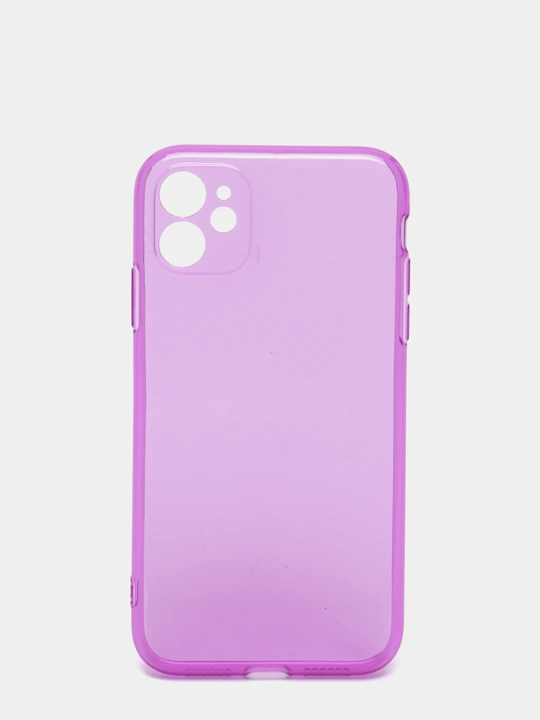 Фиолетовый силиконовый чехол для iPhone 11, iPhone 12