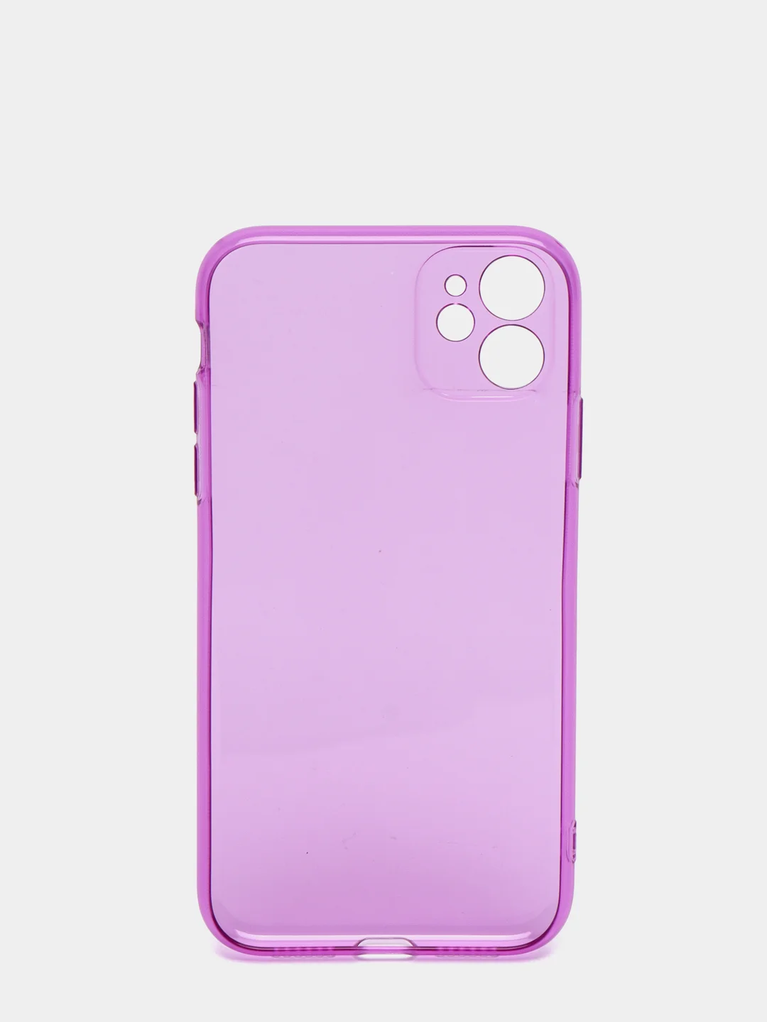 Фиолетовый силиконовый чехол для iPhone 11, iPhone 12