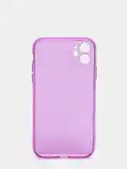 Фиолетовый силиконовый чехол для iPhone 11, iPhone 12