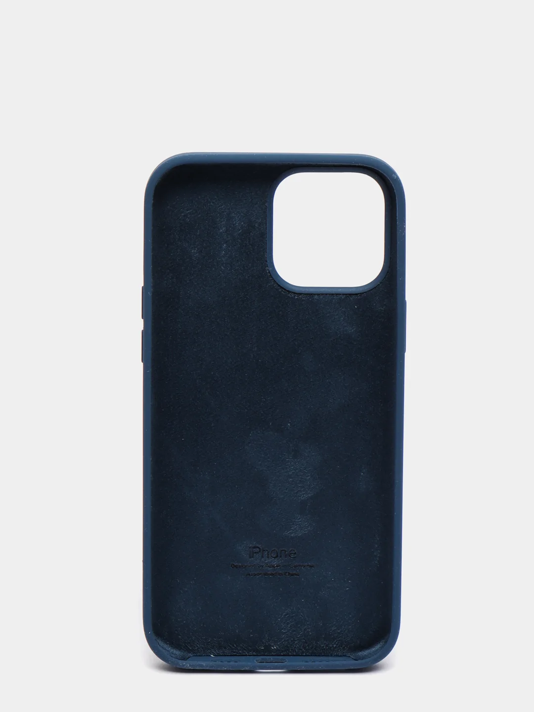 Темно-синий чехол Silicone Case для iPhone 13 Pro Max
