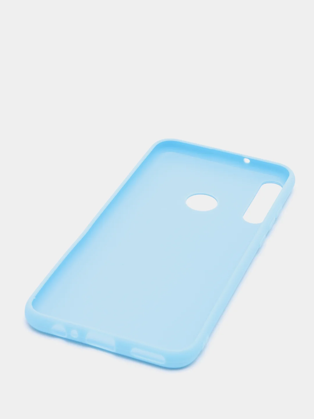 Голубой чехол Huawei Honor 9C / P40 Lite E, Хуавей Хонор 9С, силиконовый цветной матовый