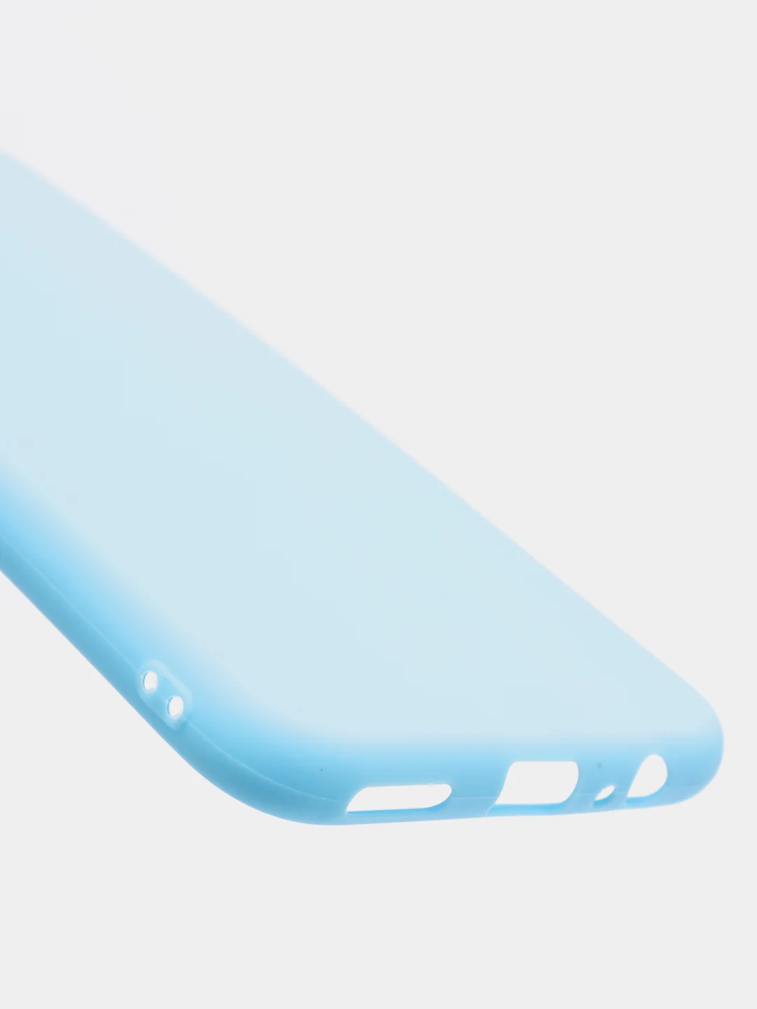 Голубой чехол Huawei Honor 9C / P40 Lite E, Хуавей Хонор 9С, силиконовый цветной матовый