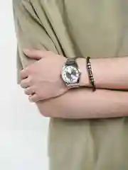 Серебряный часы мужские наручные в подарочной коробке