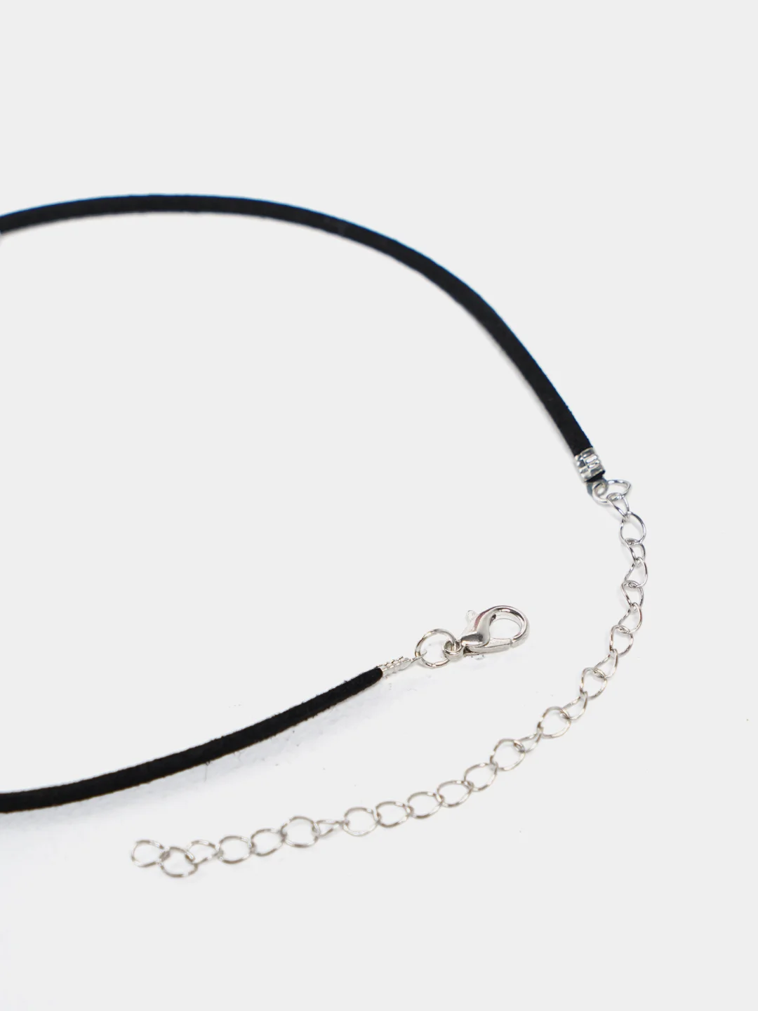 Серебряный чокер Black