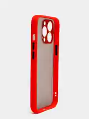 Красный чехол на iPhone 13, 12, 11, 8, 7, XR, X, XS, pro, mini, max, plus, SE