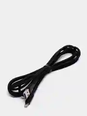 Черный кабель Micro USB, Type-C, Lightning - Iphone (быстрая зарядка андроид) тканевый нейлоновый