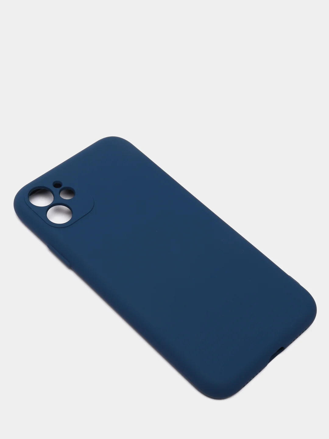 Темно-синий чехол iPhone 11 13 12 Pro Mini силиконовый ( Айфон Про Мини )