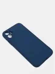 Темно-синий чехол iPhone 11 13 12 Pro Mini силиконовый ( Айфон Про Мини )