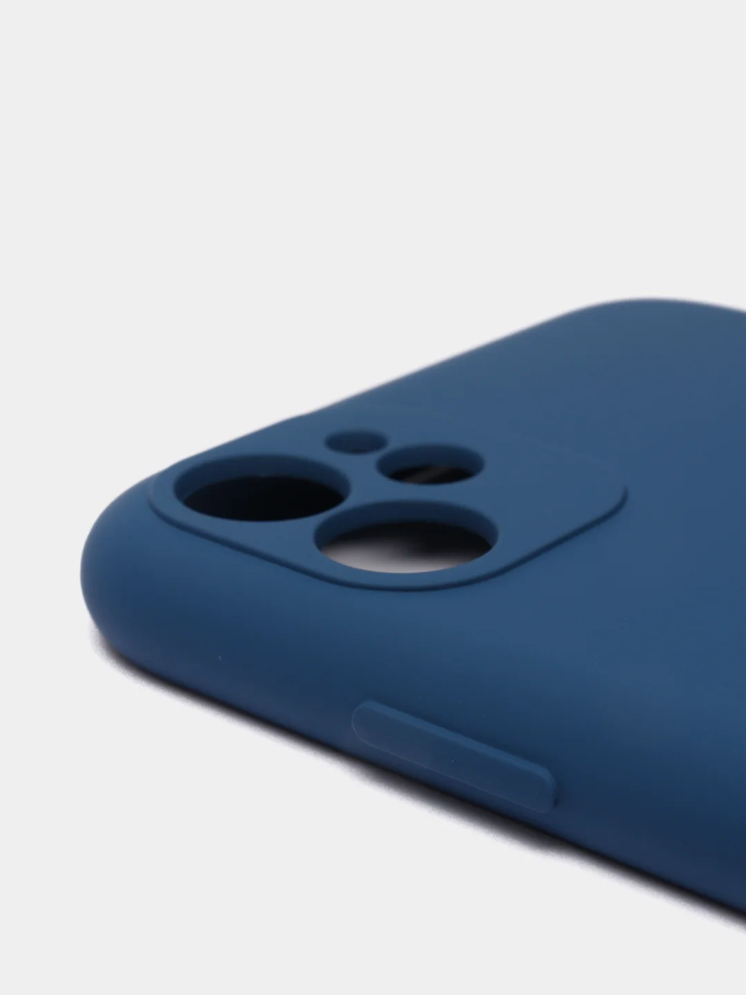 Темно-синий чехол iPhone 11 13 12 Pro Mini силиконовый ( Айфон Про Мини )