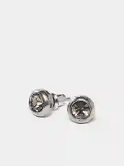 Серый серьга-гвоздик из нержавеющей стали, 8 цветов, 2 штуки