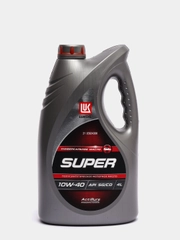 Моторное масло Лукойл / Lukoil Супер 10W-40 SG/CD, Полусинтетическое. 4 л