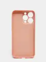 Кремовый чехол силиконовый со стеклянной панелью для iPhone 13 Pro