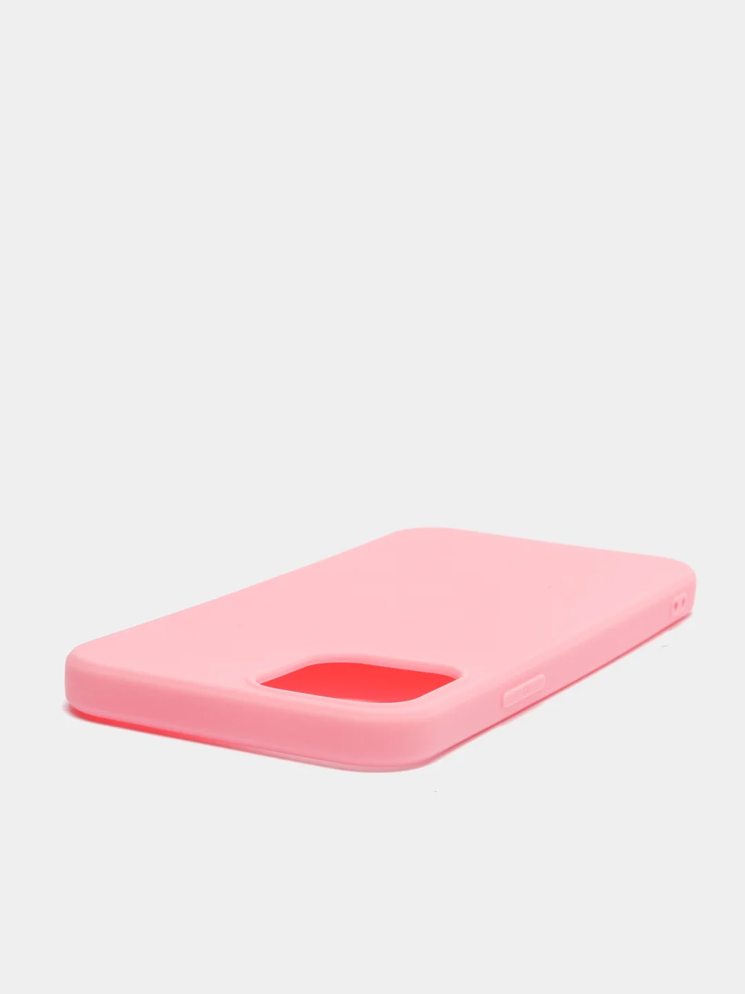 Розовый чехол силиконовый для iPhone 12 / iPhone 12 Pro