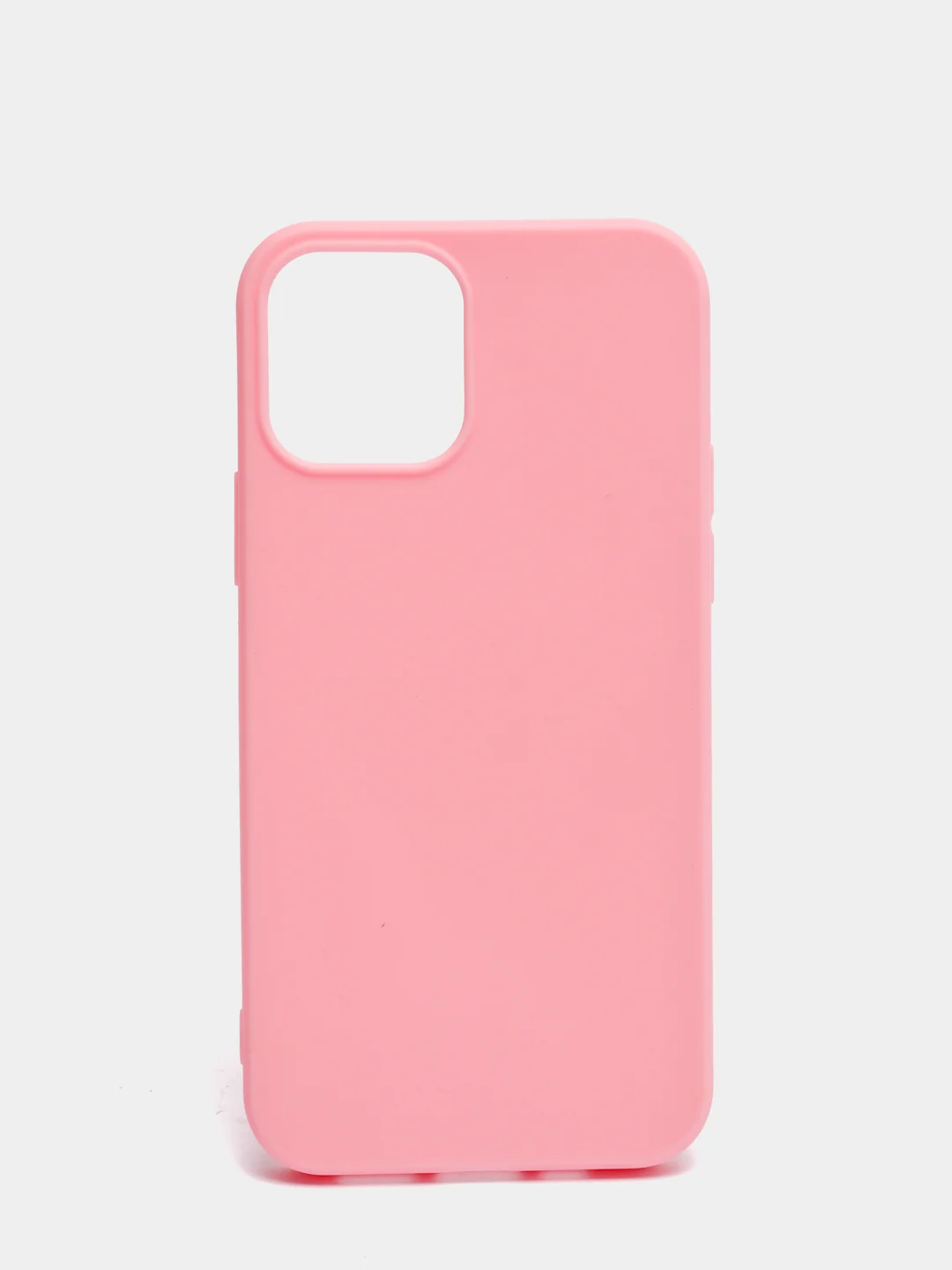 Розовый чехол силиконовый для iPhone 12 / iPhone 12 Pro