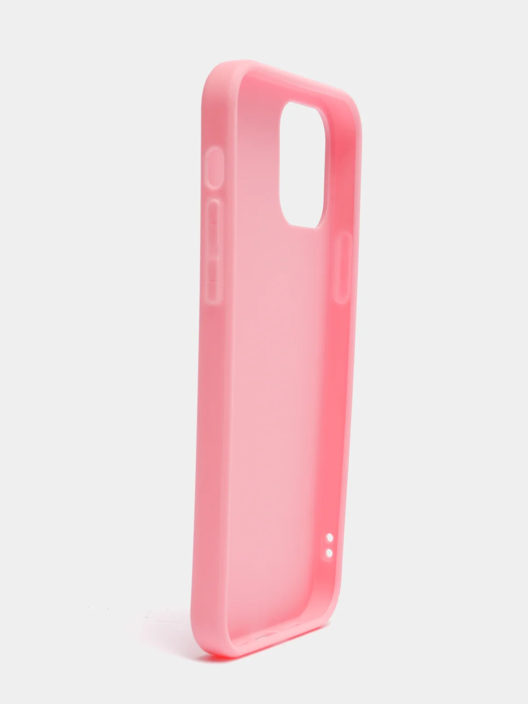 Розовый чехол силиконовый для iPhone 12 / iPhone 12 Pro