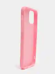 Розовый чехол силиконовый для iPhone 12 / iPhone 12 Pro