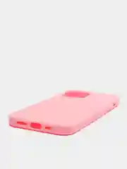 Розовый чехол силиконовый для iPhone 12 / iPhone 12 Pro