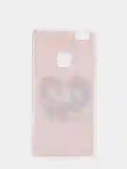 Алый чехол Huawei P10 Lite / Nova Lite силиконовый с рисунком, блестками и усиленными углами