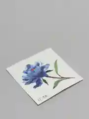 Конфетный мини тату / Временная, переводная татуировка/ 6*6 см
