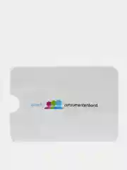 Прозрачный чехол для банковских карт с защитой от кражи данных, с RFID защитой от считывания