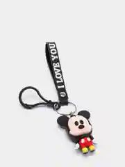 Брелок на ключи Mickey Mouse, с силиконовым ремешком