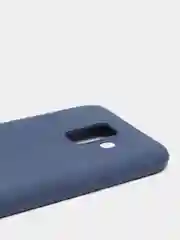 Темно-синий чехол Samsung Galaxy A6 (2018), Самсунг Галакси А6 2018, силиконовый цветной матовый