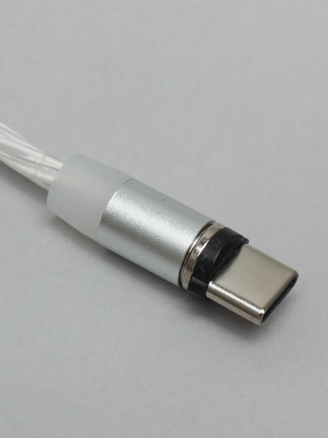 Белый кабель магнитный, светящийся 2.1А+магнитный коннектор (micro usb, Apple lightning, type c)