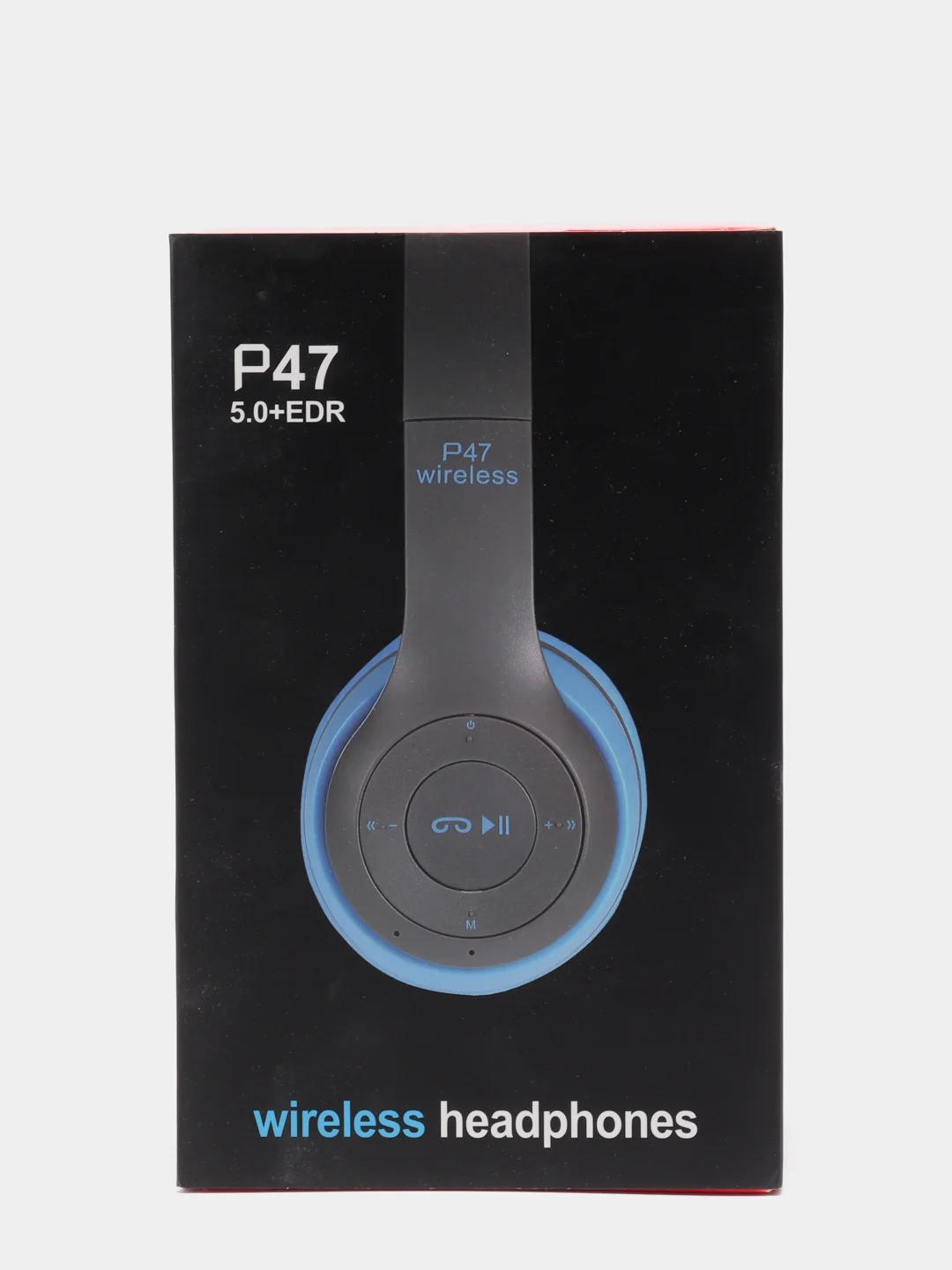 Синий беспроводные Bluetooth наушники Wireless P47