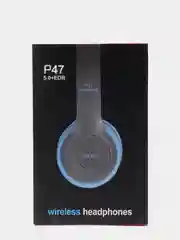 Синий беспроводные Bluetooth наушники Wireless P47