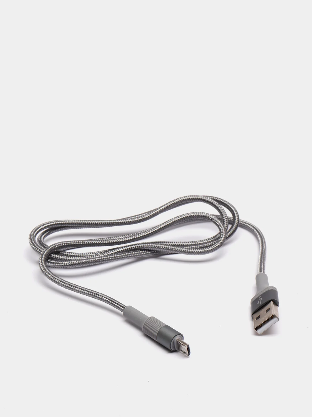Серый кабель зарядный Borofone BX21 Micro-USB, для Android