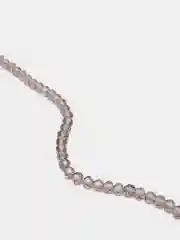 Серый бусины рондели стеклянные граненые "хрустальные"