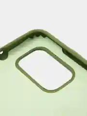 Зеленый чехол Silicone Cover для Samsung Galaxy A41, Самсунг Галакси А41 силиконовый