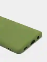 Зеленый чехол Silicone Cover для Samsung Galaxy A41, Самсунг Галакси А41 силиконовый