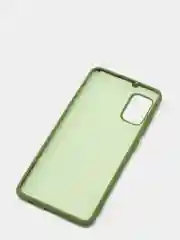 Зеленый чехол Silicone Cover для Samsung Galaxy A41, Самсунг Галакси А41 силиконовый