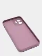 Фиолетовый чехол силиконовый с кольцом для iPhone 11, 12, 12 Pro Max, 13, 13 mini айфон про макс