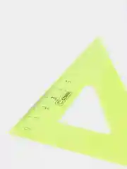 Треугольник, 30 градусов, 10 см линейка,тониров., флуоресцент., СТАММ, NEON,ассорти