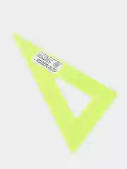 Треугольник, 30 градусов, 10 см линейка,тониров., флуоресцент., СТАММ, NEON,ассорти
