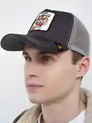 Серый бейсболка